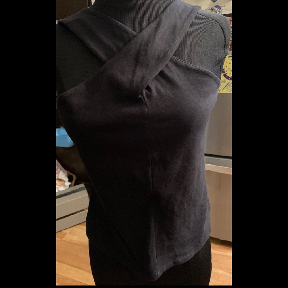 NWT ASOS Monki Black Twist Sleeveless Top